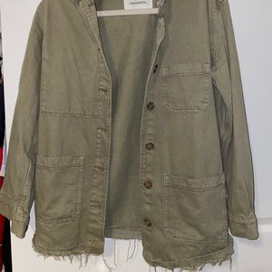 Oversized cargo jacket